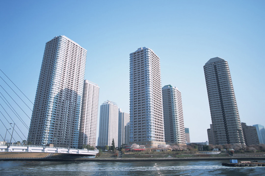 警備しているマンション群のイメージ